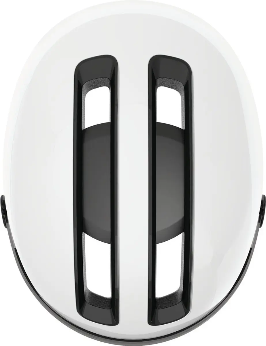 ABUS Hud-Y Ace Fietshelm - M 54-58cm Shiny White
