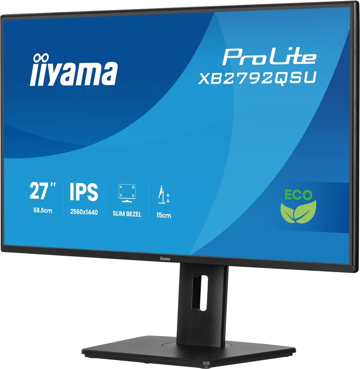 iiyama ProLite XB2792QSU-B1 Monitor 27" QHD IPS - USB-Hub - Verstelbaar