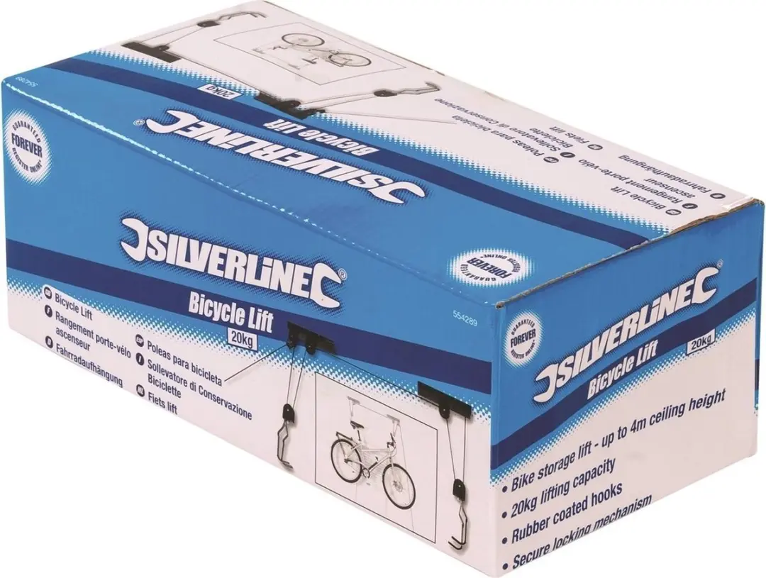 Silverline Fietslift 20 kg - Zwart