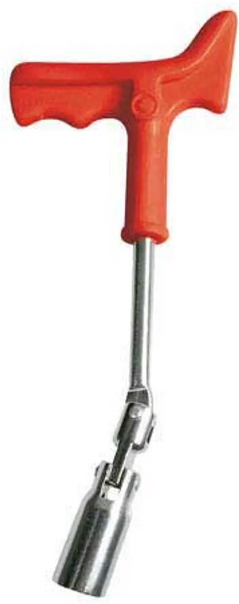 Lampa Power Grip T-handgreep Bougiesleutel 16mm - Geel