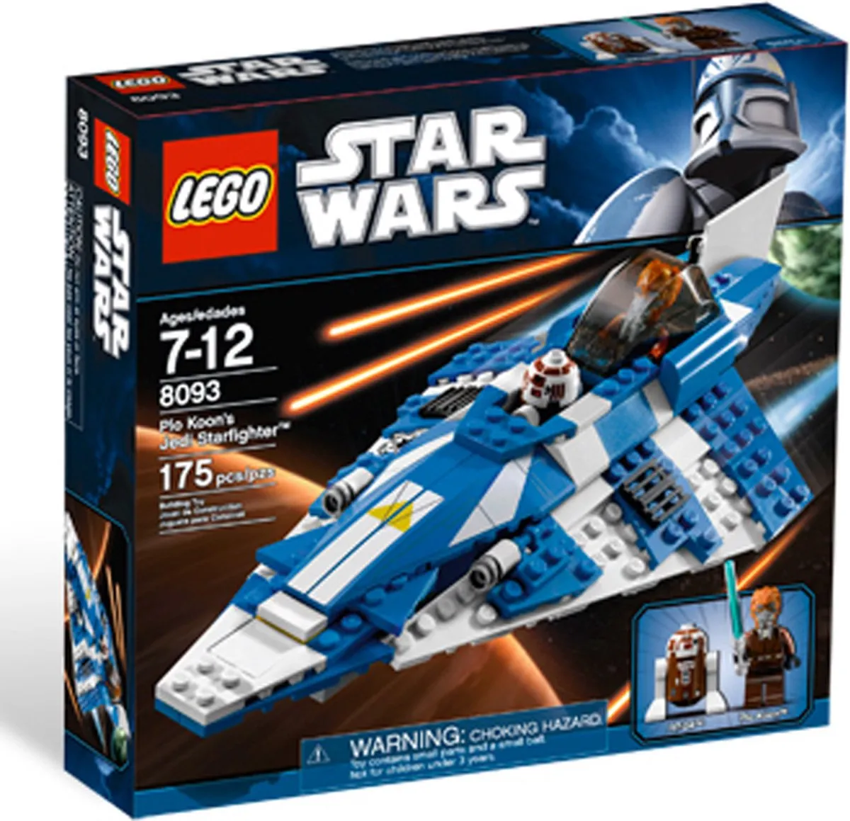 LEGO Star Wars Plo Koon Jedi Starfighter 8093