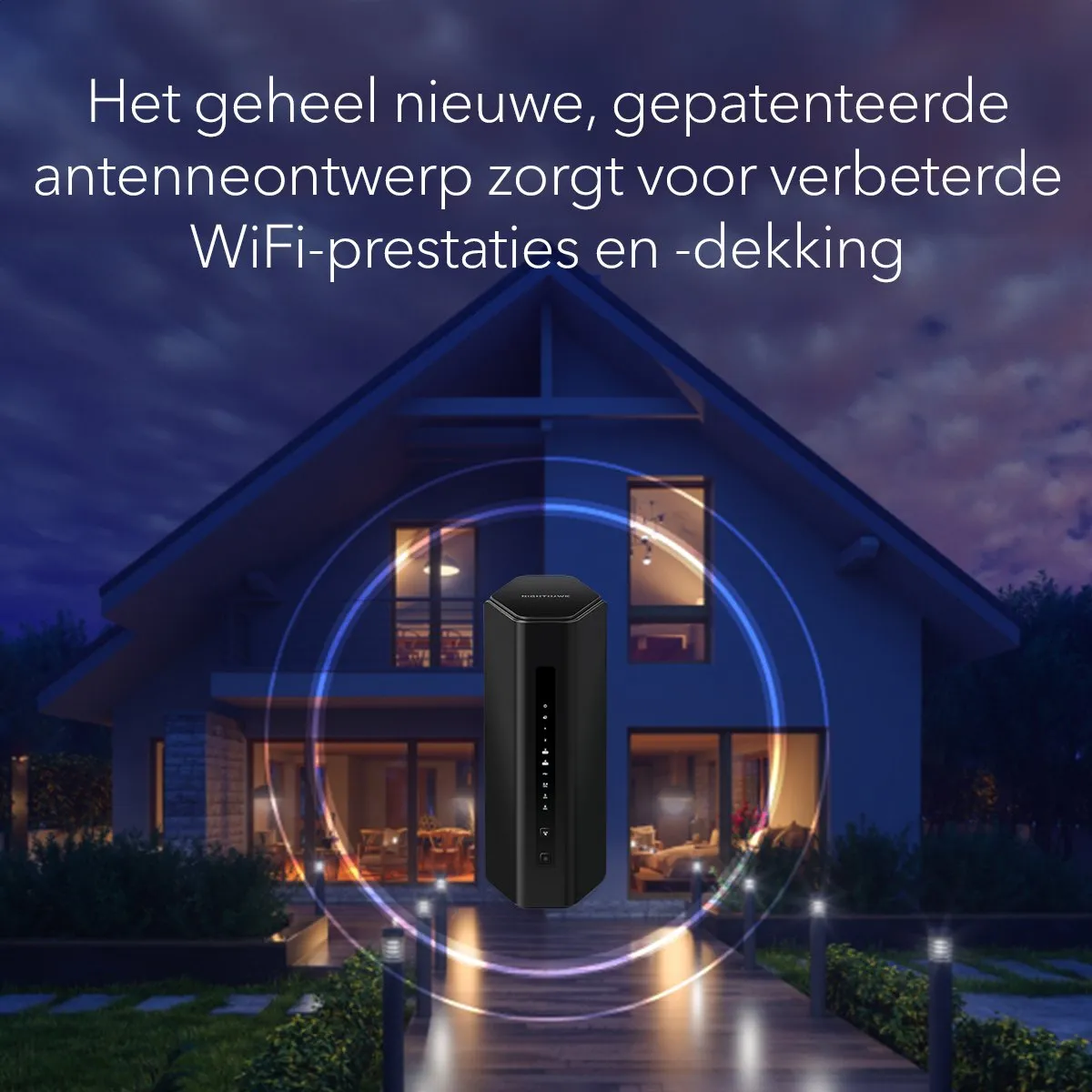 Netgear Nighthawk RS300 Router - WiFi 7 Tri Band - 9300 Mbps - Zwart