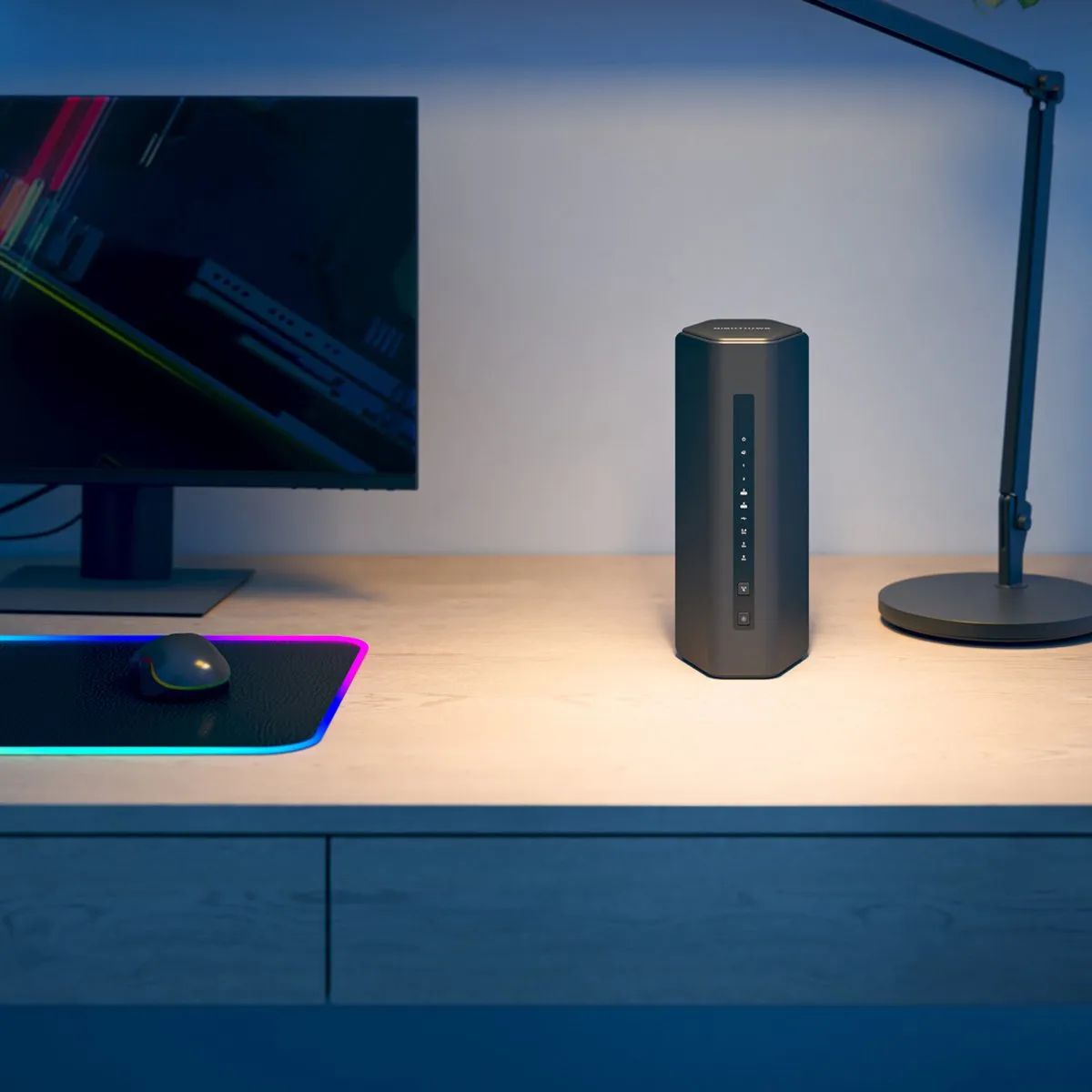 Netgear Nighthawk RS300 Router - WiFi 7 Tri Band - 9300 Mbps - Zwart