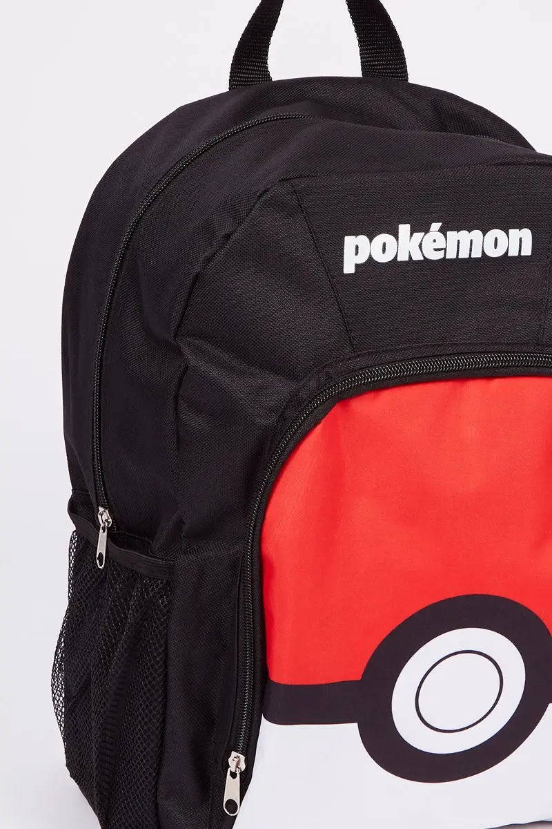 Pokémon Rugzak Pokéball - Zwart 40x30x15cm