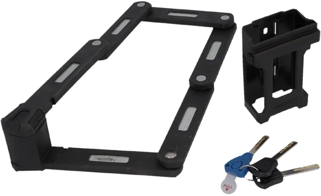 Fischer Protec Plus+ FK85 Opvouwbaar Fietsslot - 850mm - Zwart