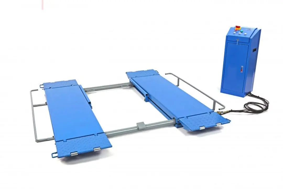HBM 3 Ton Elektrische Autopoetsbrug - Blauw