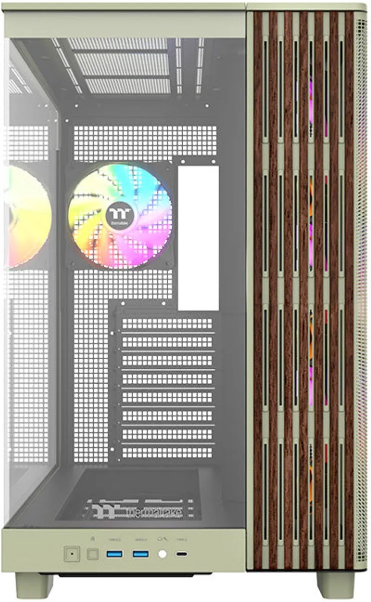 Thermaltake CA-11E-00MEWN-WS Midi Tower - Groen