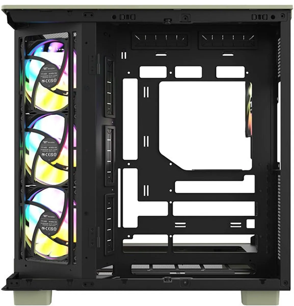 Thermaltake CA-11E-00MEWN-WS Midi Tower - Groen