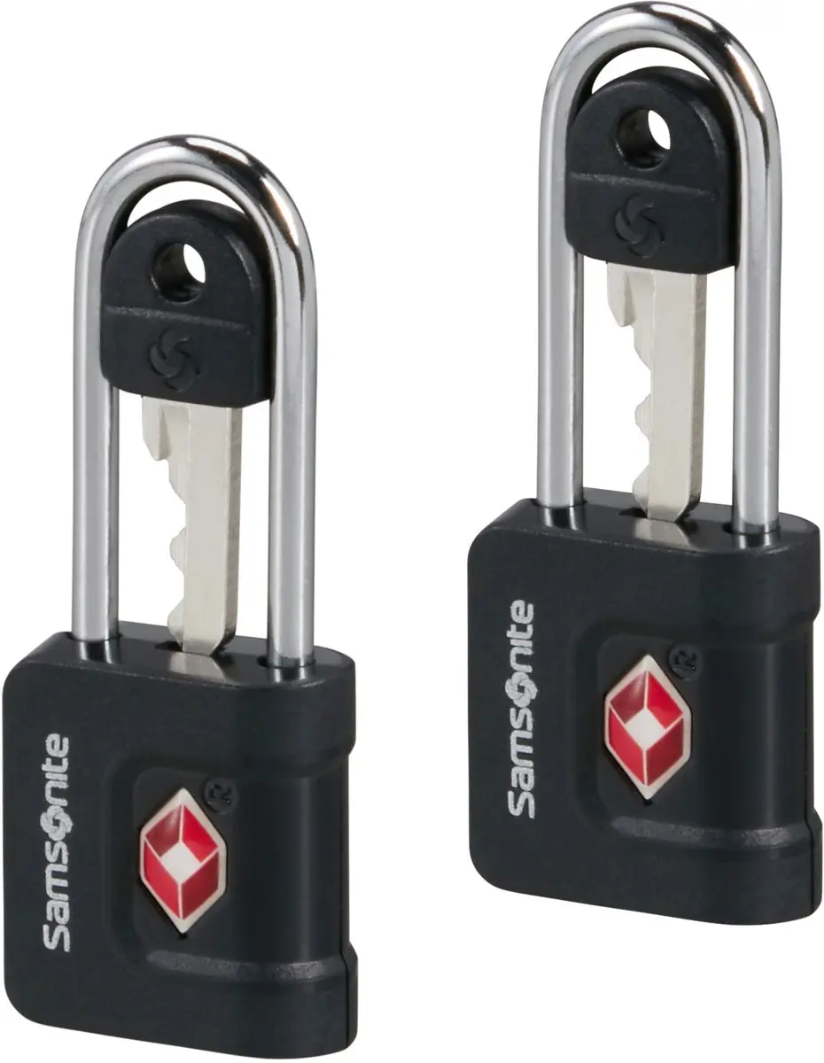 Samsonite TSA Koffer Slot - 2 Stuks - Zwart