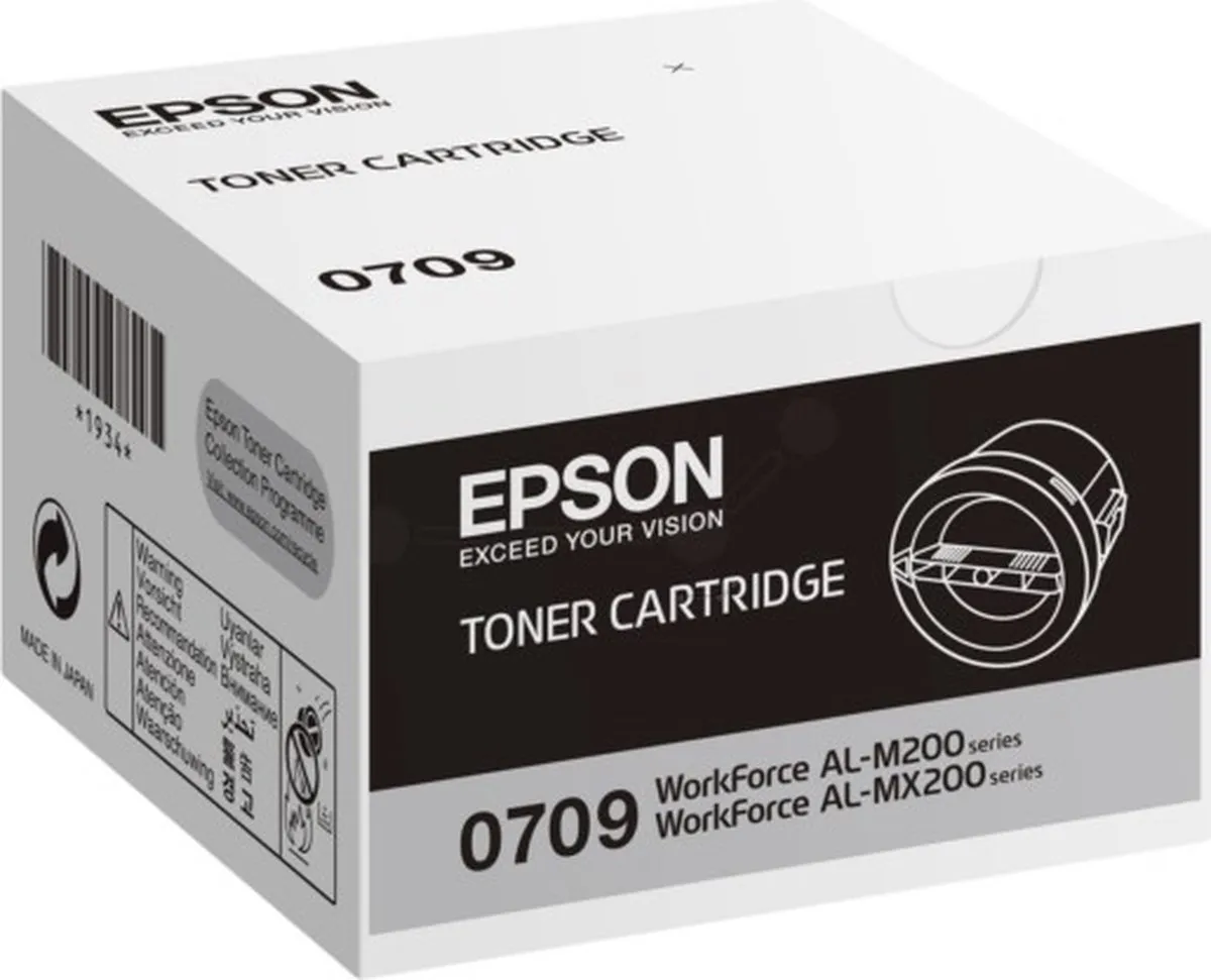 Epson AL-M200/MX200 Tonercartridge Zwart 2500 pagina's