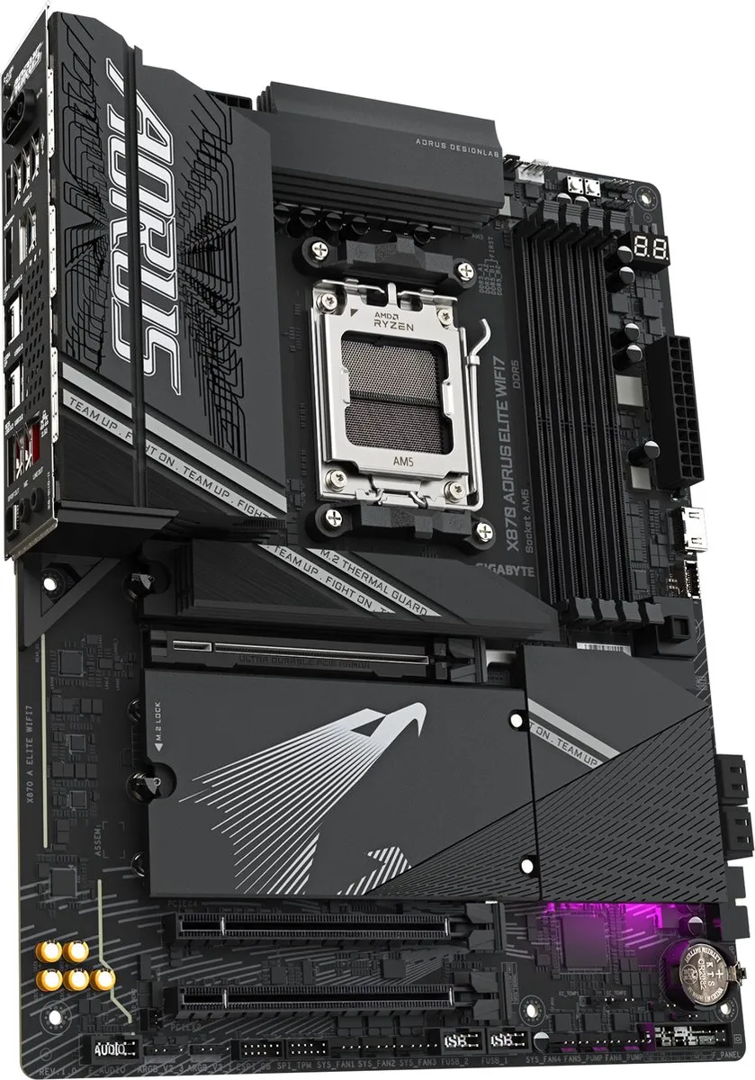 Gigabyte X870 Aorus Elite WiFi7 Moederbord - ATX - AM5 - X870