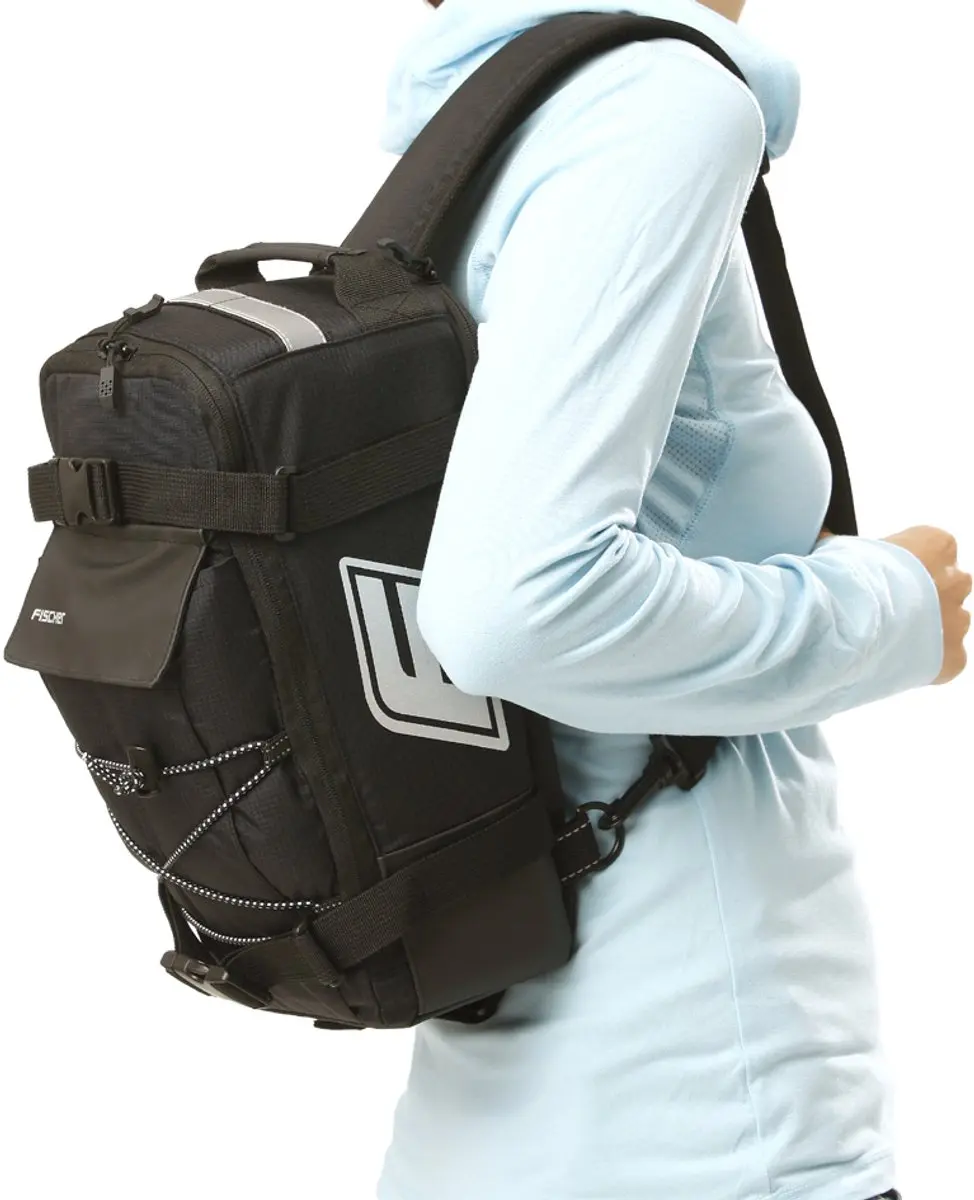 Fischer Fietsdragertas 2-in-1 - 5L - Zwart - afbeelding 6 van 6