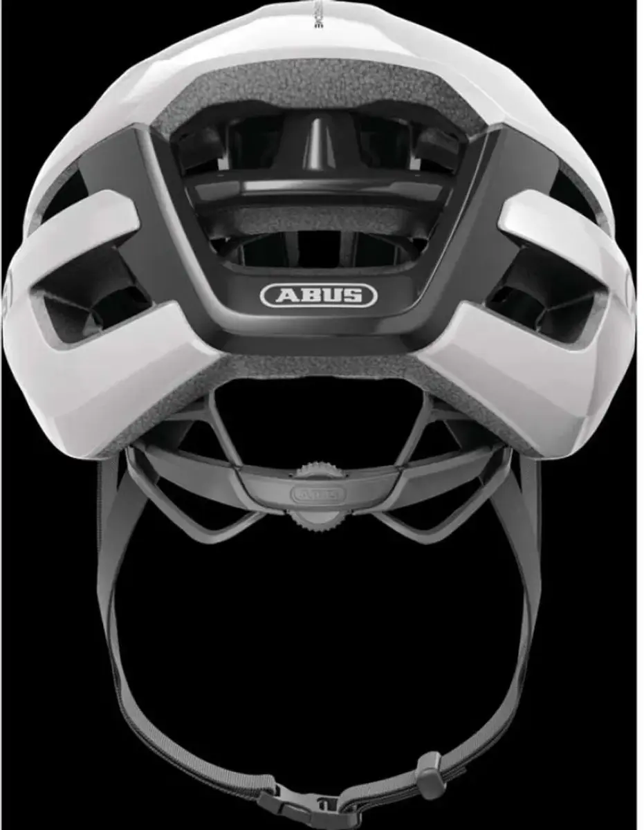 ABUS PowerDome Fietshelm - M 54-58cm - Shiny White