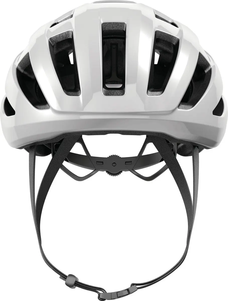 ABUS PowerDome Fietshelm - M 54-58cm - Shiny White