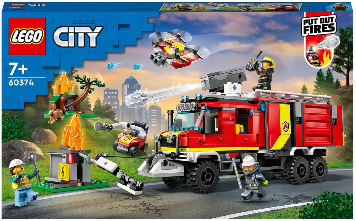 LEGO City Brandweerwagen Speelgoed voor Kinderen - 60374