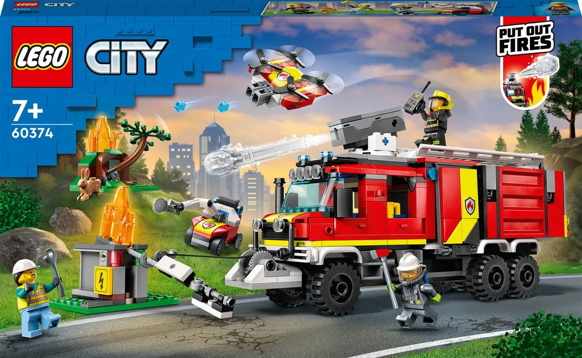 LEGO City Brandweerwagen 60374