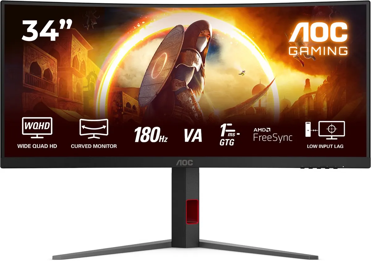 AOC G4 CU34G4 Curved Gaming Monitor 34"