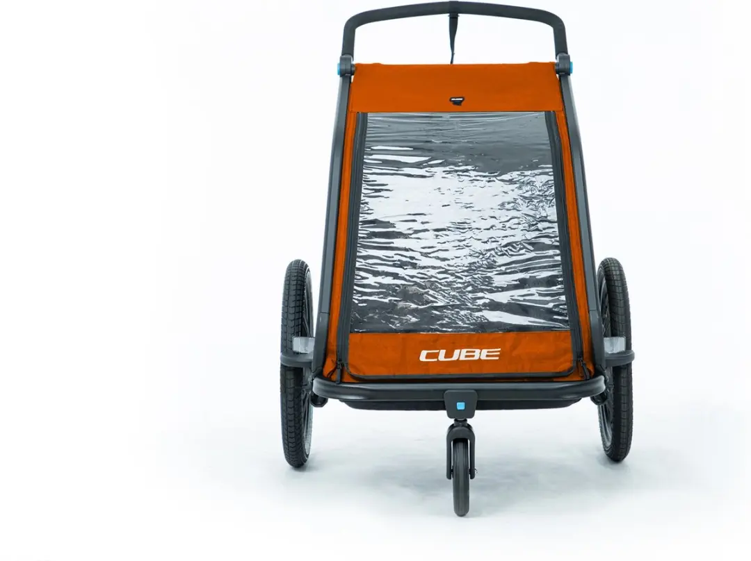 Cube Double CMPT Trailer - 2 Personen - 70L - Grijs/Oranje