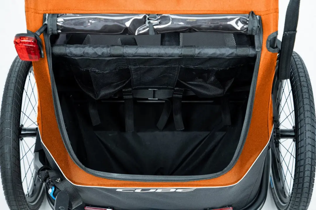 Cube Double CMPT Trailer - 2 Personen - 70L - Grijs/Oranje