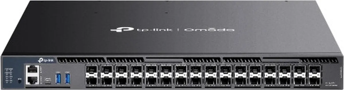 TP-Link SX6632YF Managed Switch 24x SFP - 820 Gbps - Zwart