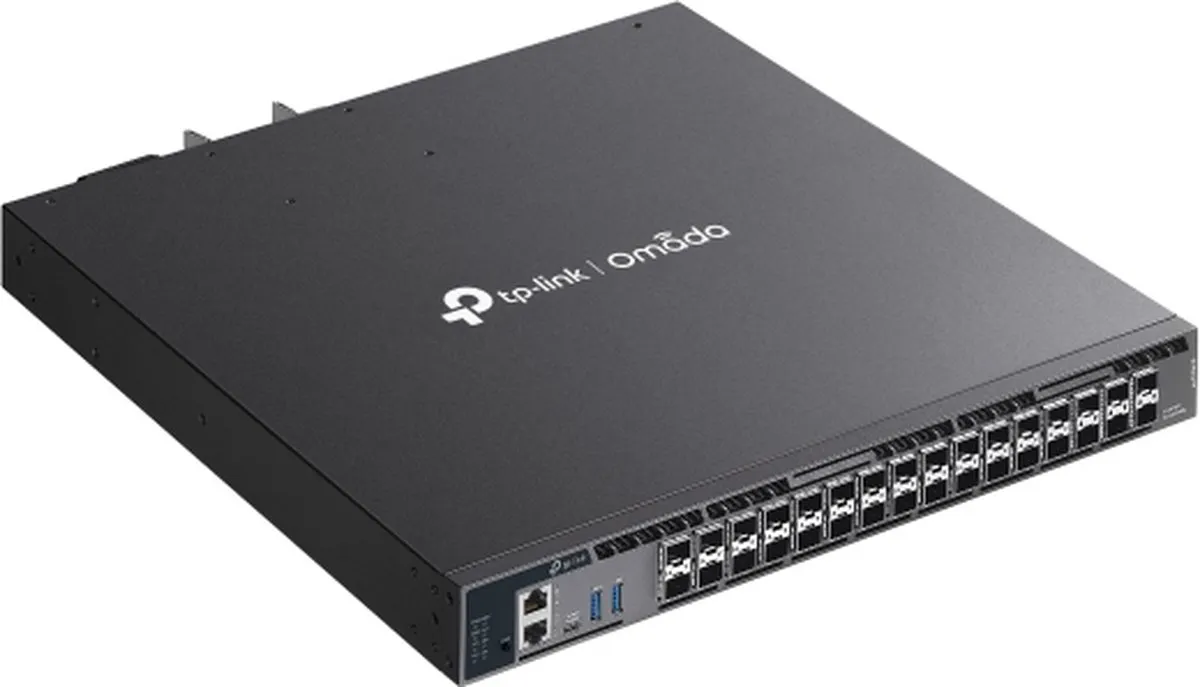 TP-Link SX6632YF Managed Switch 24x SFP - 820 Gbps - Zwart