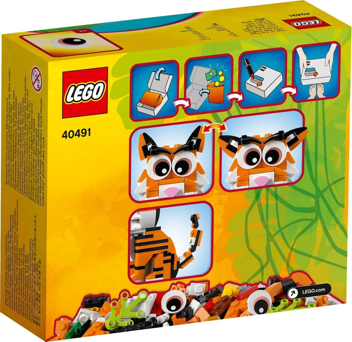 LEGO Jaar van de Tijger 40419 - 193 Stukken - Meerkleurig - afbeelding 3 van 6