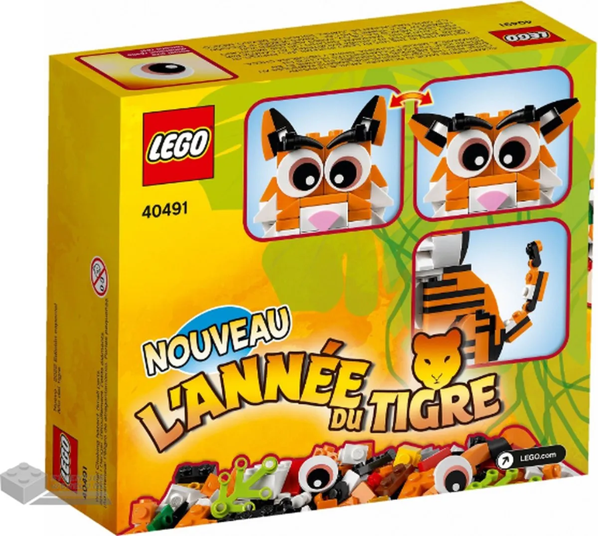 LEGO Jaar van de Tijger 40419 - 193 Stukken - Meerkleurig - afbeelding 6 van 6