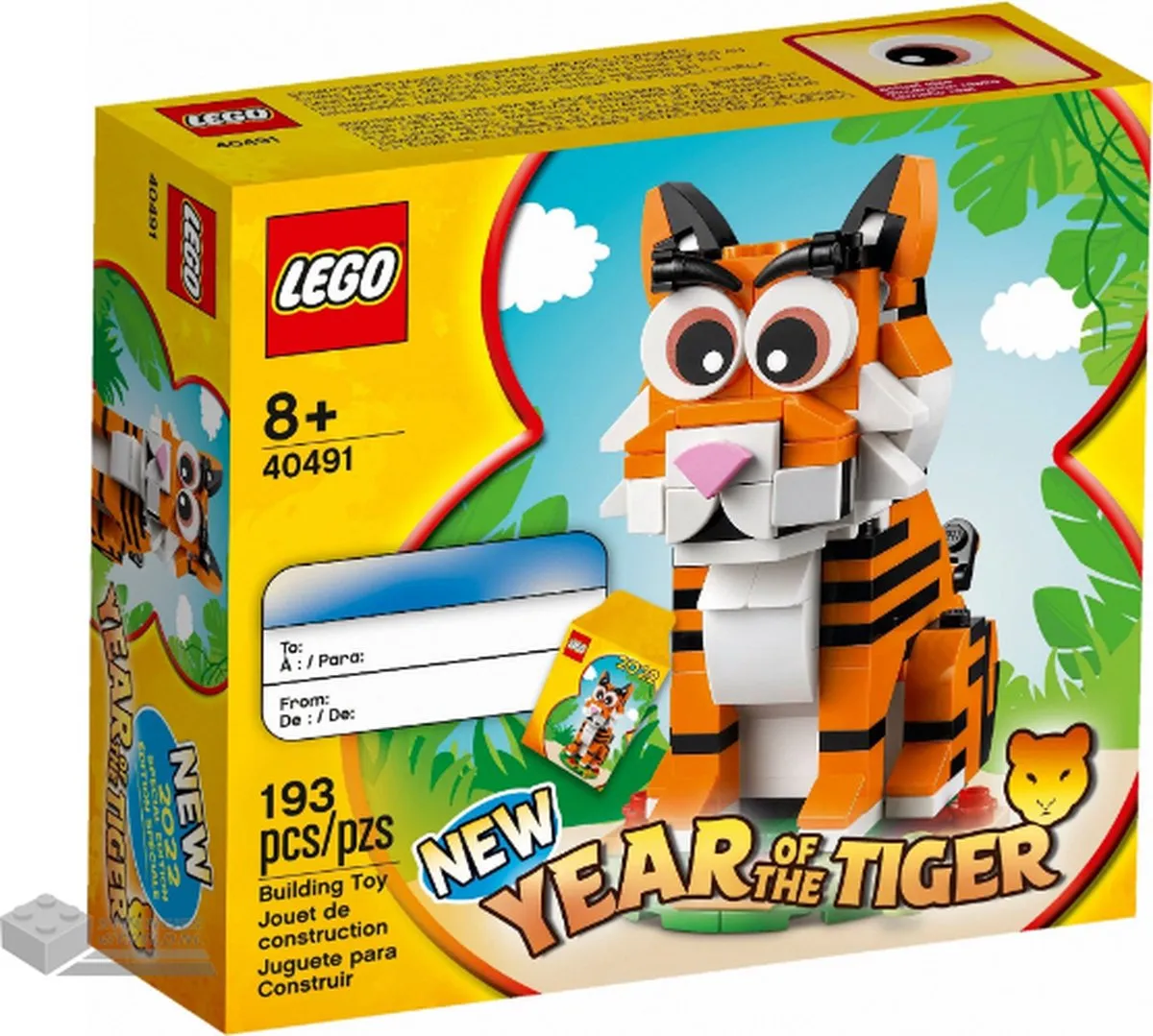 LEGO Jaar van de Tijger 40419 - 193 Stukken - Meerkleurig - afbeelding 5 van 6