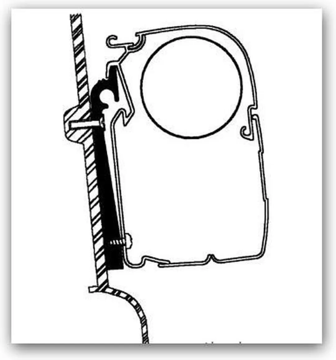 Thule Omnistor Adapterkit Westfalia - 2 Stuks