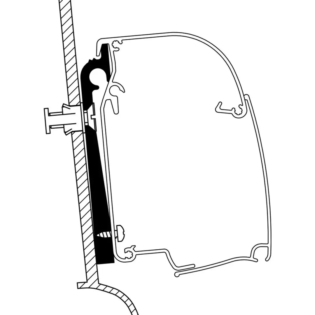 Thule Omnistor Adapterkit Westfalia - 2 Stuks