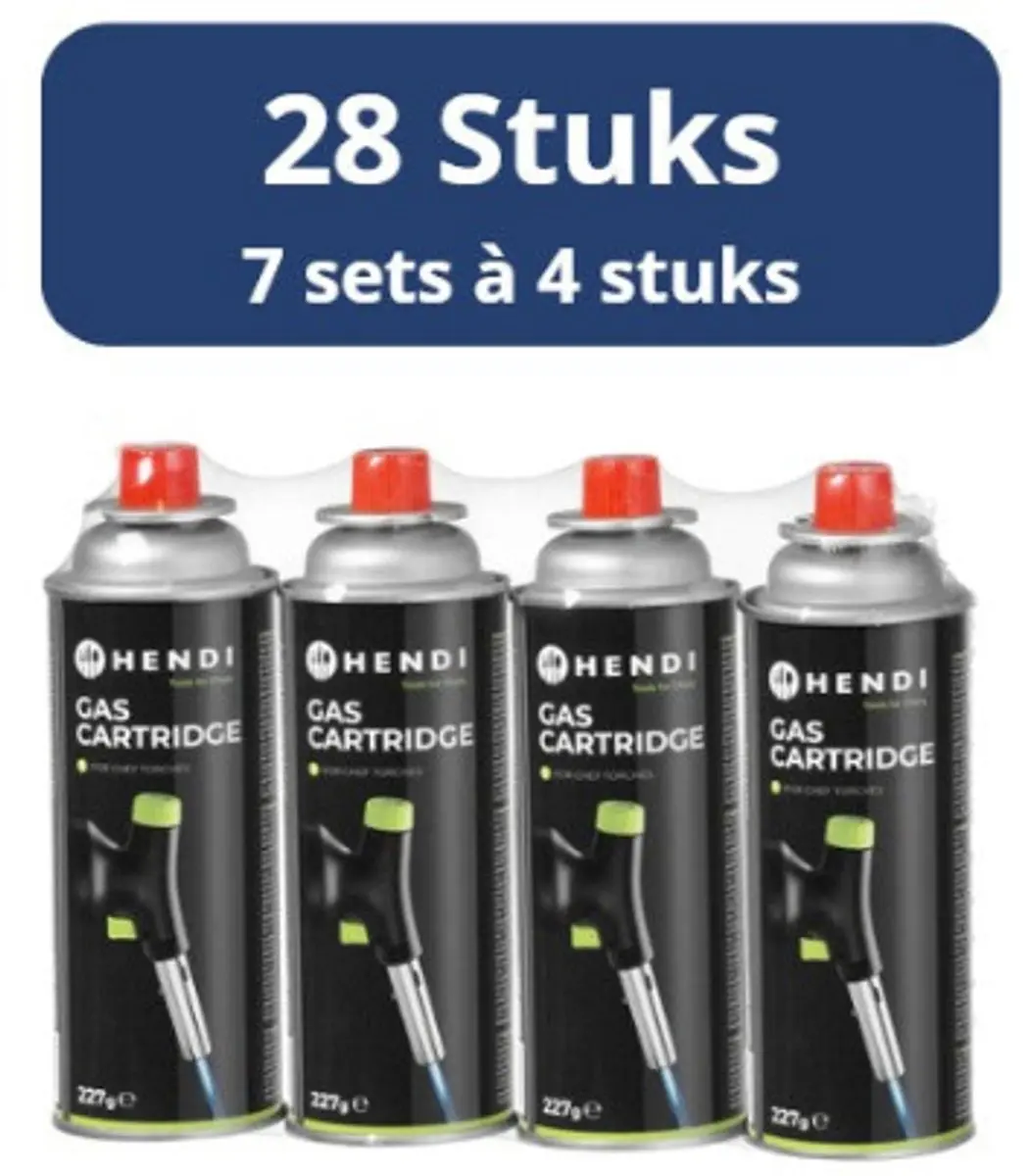 Hendi LPG Gasbussen 28 Stuks (7x4)
