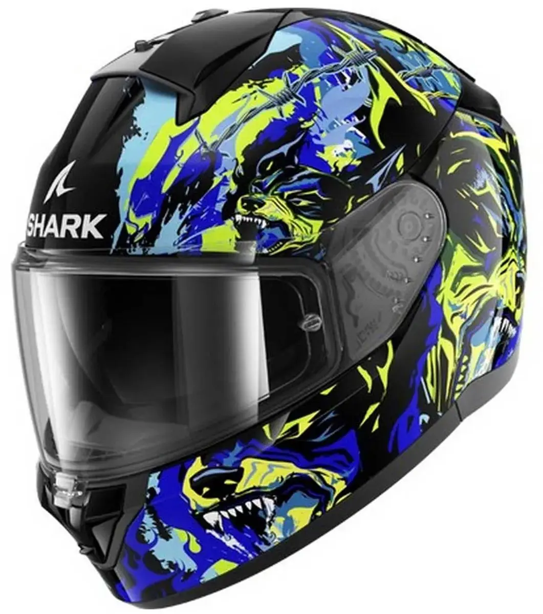 Shark Ridill 2 Raging Beast Helm - XL - Zwart/Blauw/ Groen