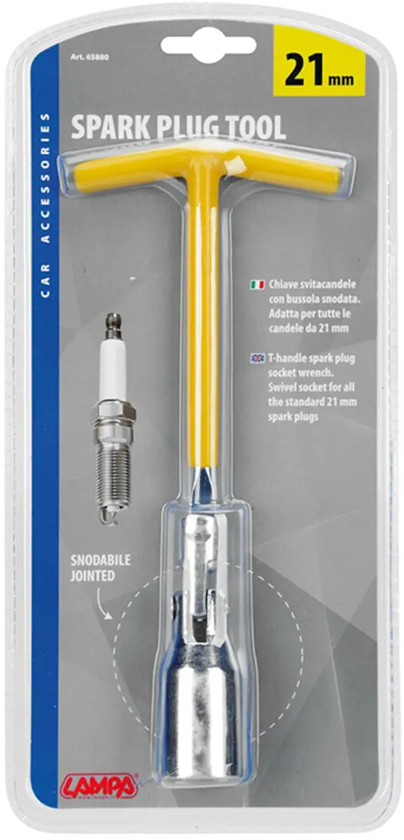 Lampa Bougiesleutel Ratel 21mm Verlengstuk - Blauw