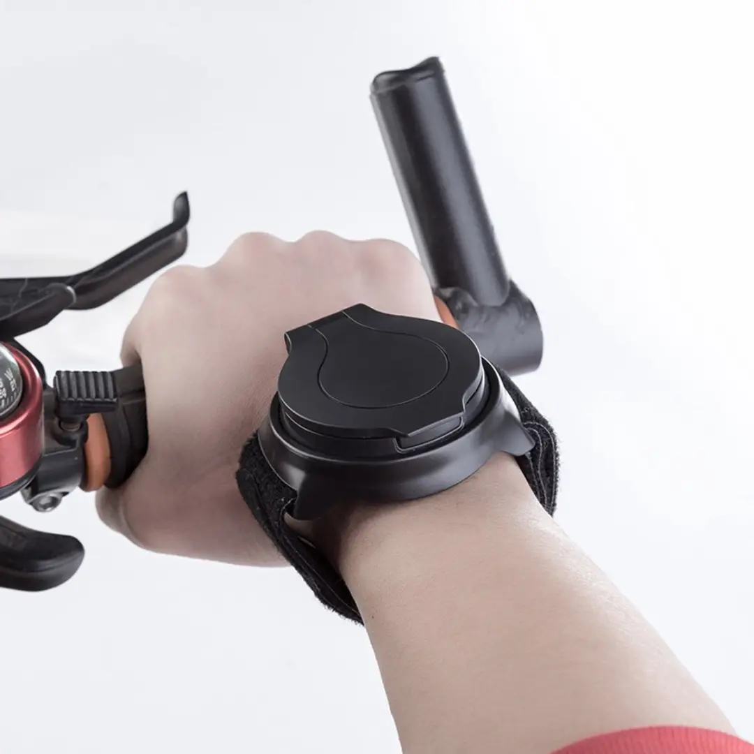 Ecteatoy Fietsspiegels Polsspiegel 360° Draaibaar - Zwart