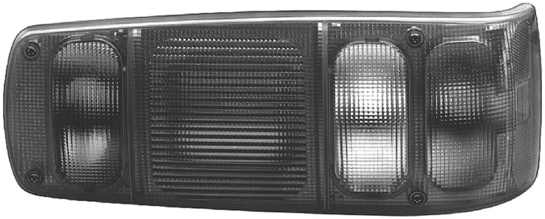 Hella Caraluna 1 Caravan Spiegel - Rood/Wit