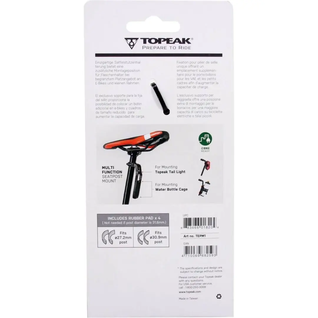 Topeak EP Mount 15800017 - Zwart