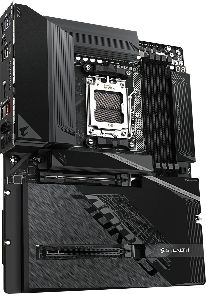 Gigabyte B850 AORUS STEALTH - AM5 ATX Moederbord - Wi‑Fi 7 - 5GbE