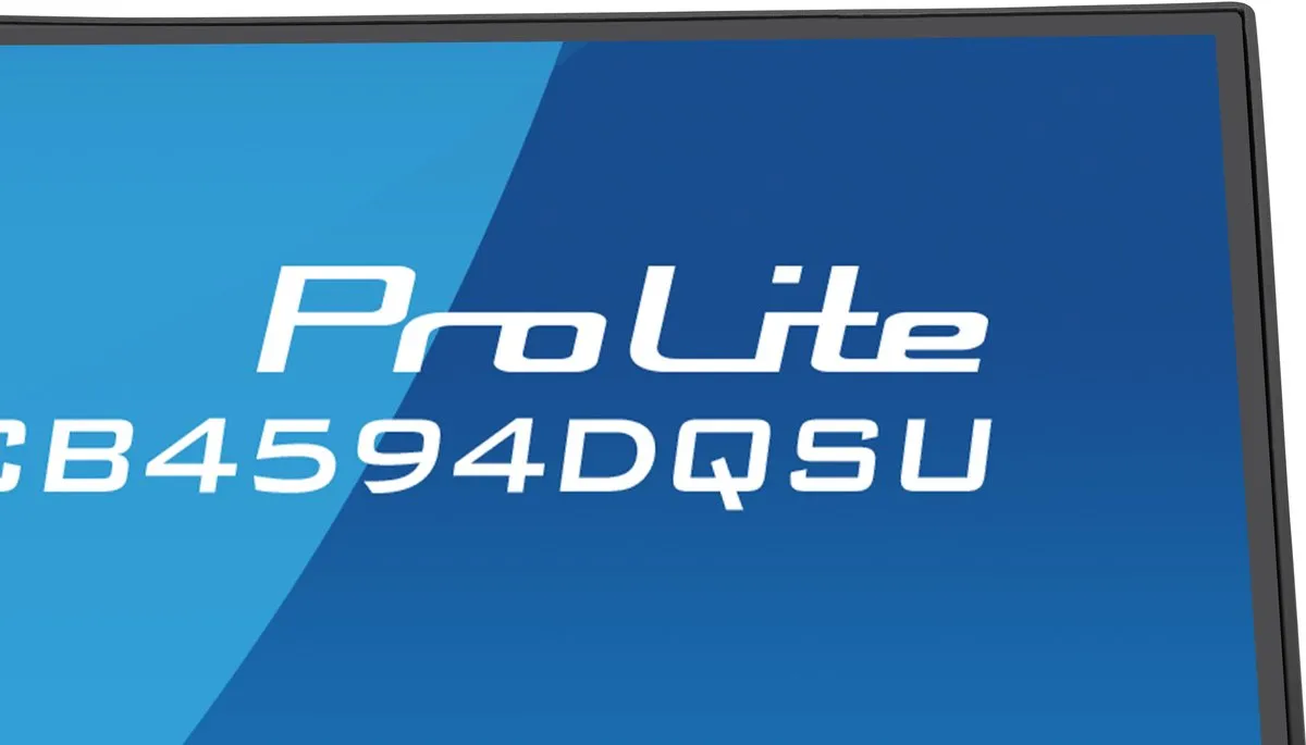 iiyama ProLite XCB4594DQSU-B1 Curved Monitor 45" - DQHD - USB-Hub 4x