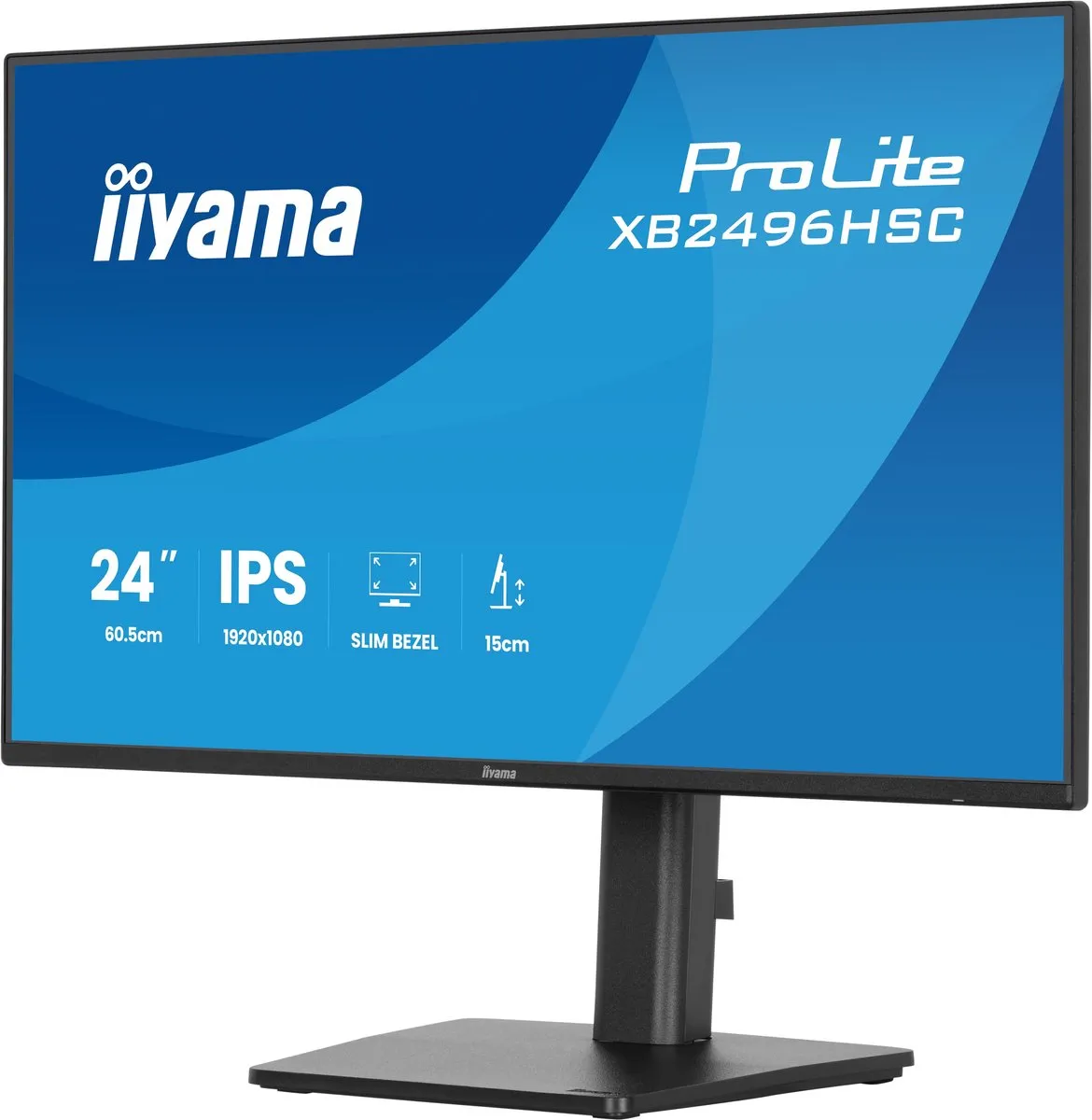 iiyama ProLite XB2496HSC-B1 Monitor 24" Full HD IPS - USB-C 65W