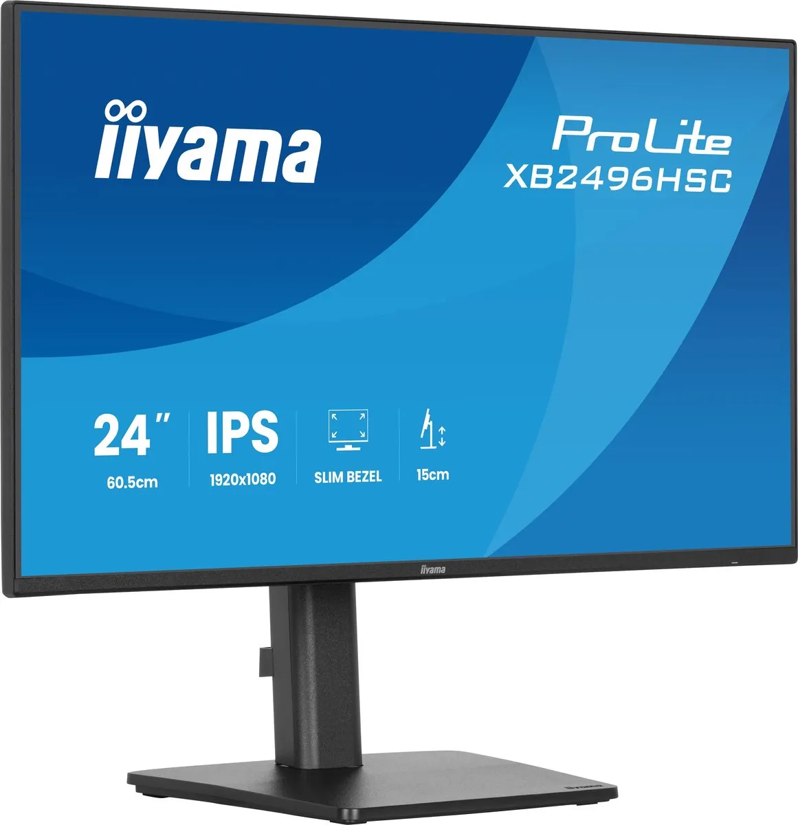 iiyama ProLite XB2496HSC-B1 Monitor 24" Full HD IPS - USB-C 65W