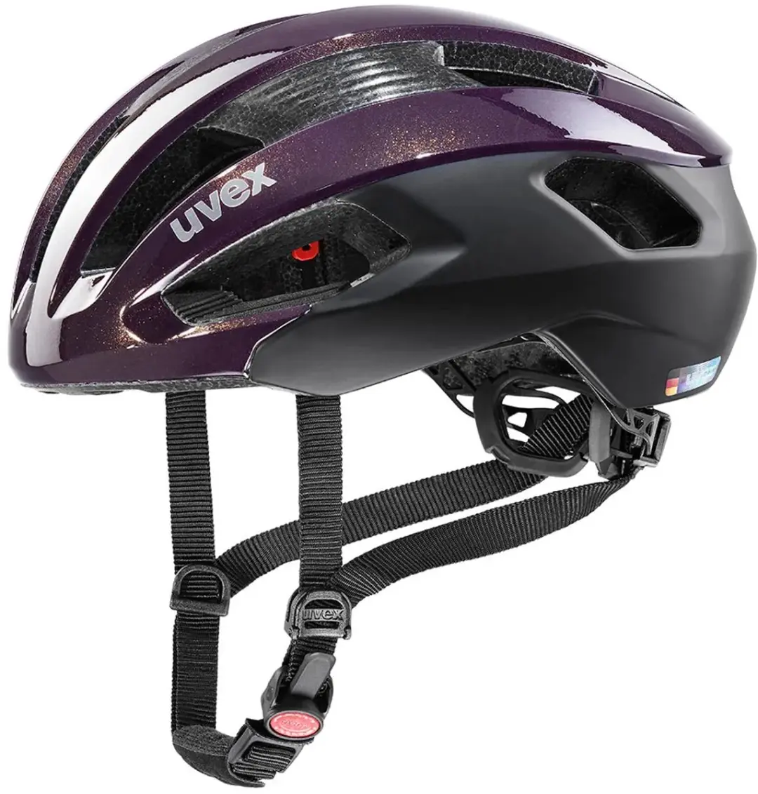Uvex Rise CC Fietshelm - 52-56cm - Plum/Black