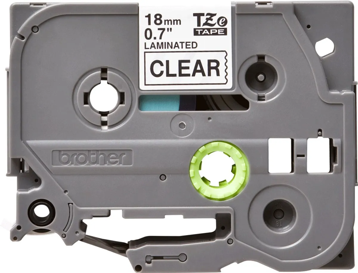 Brother TZE141 Tape 18mm - 8m - Zwart op transparant