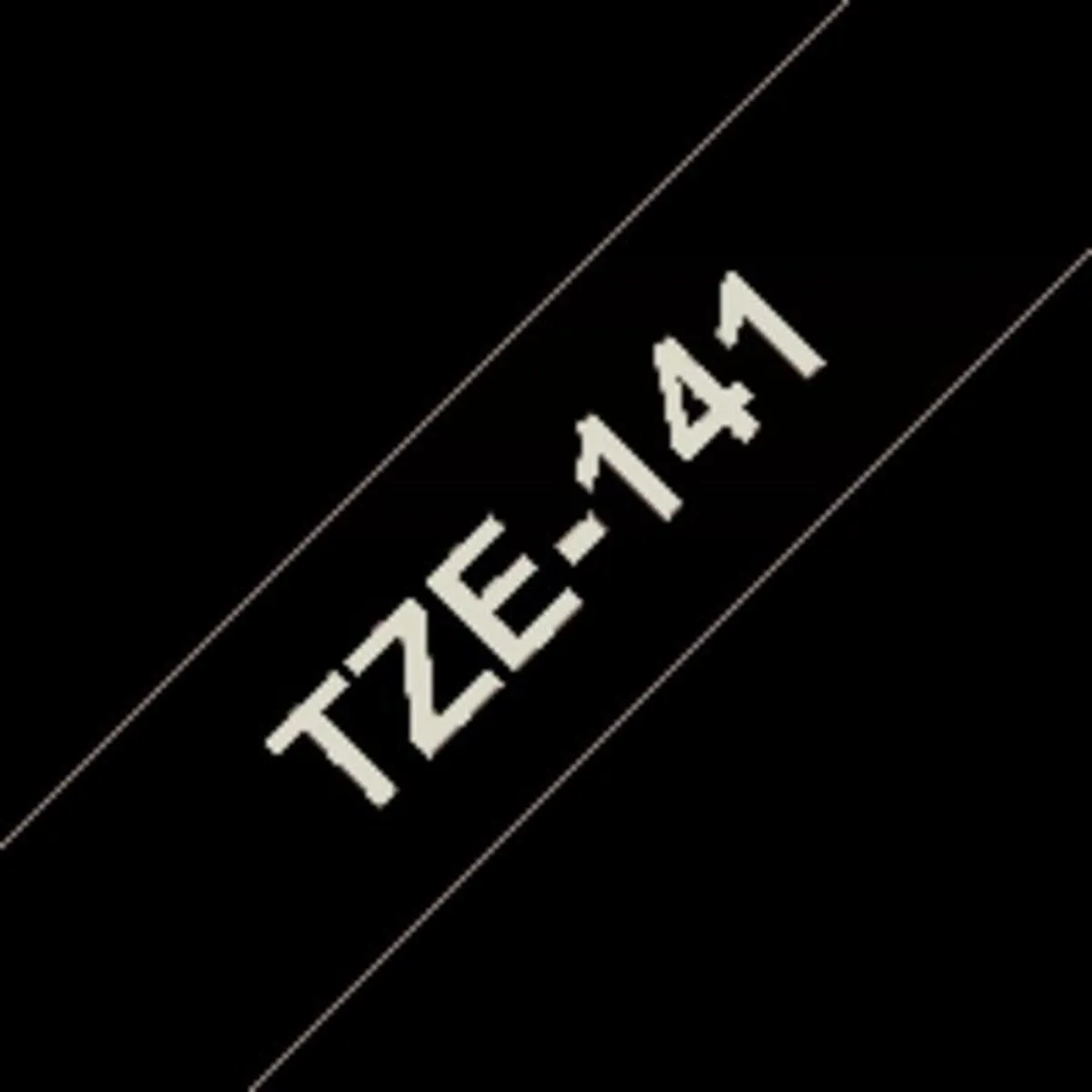 Brother TZE141 Tape 18mm - 8m - Zwart op transparant