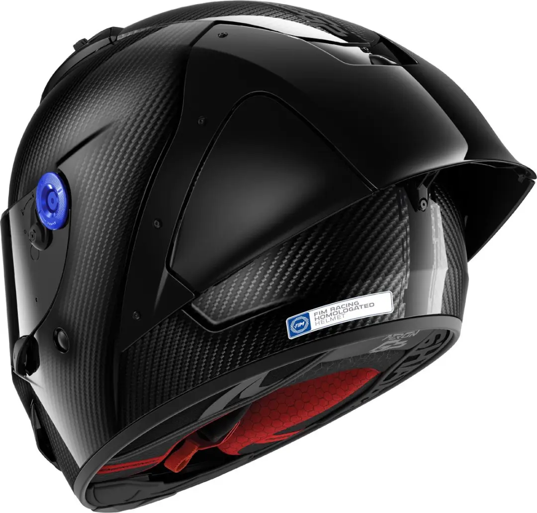 Shark Aeron GP FIM 2 Full Carbon Helm - S - Koolstof/Zwart