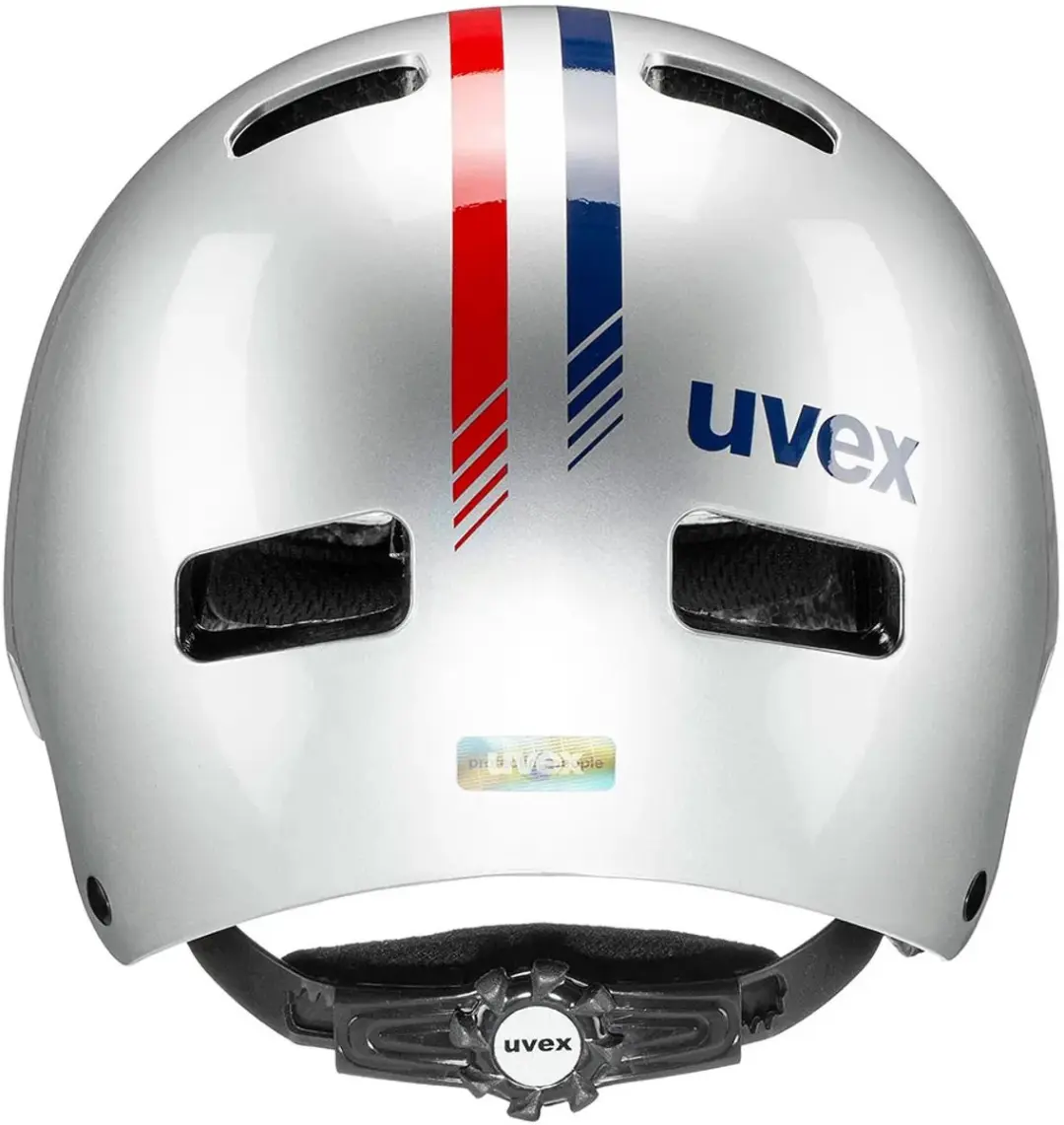 Uvex Kid 3 Race Silver Fietshelm - Maat S