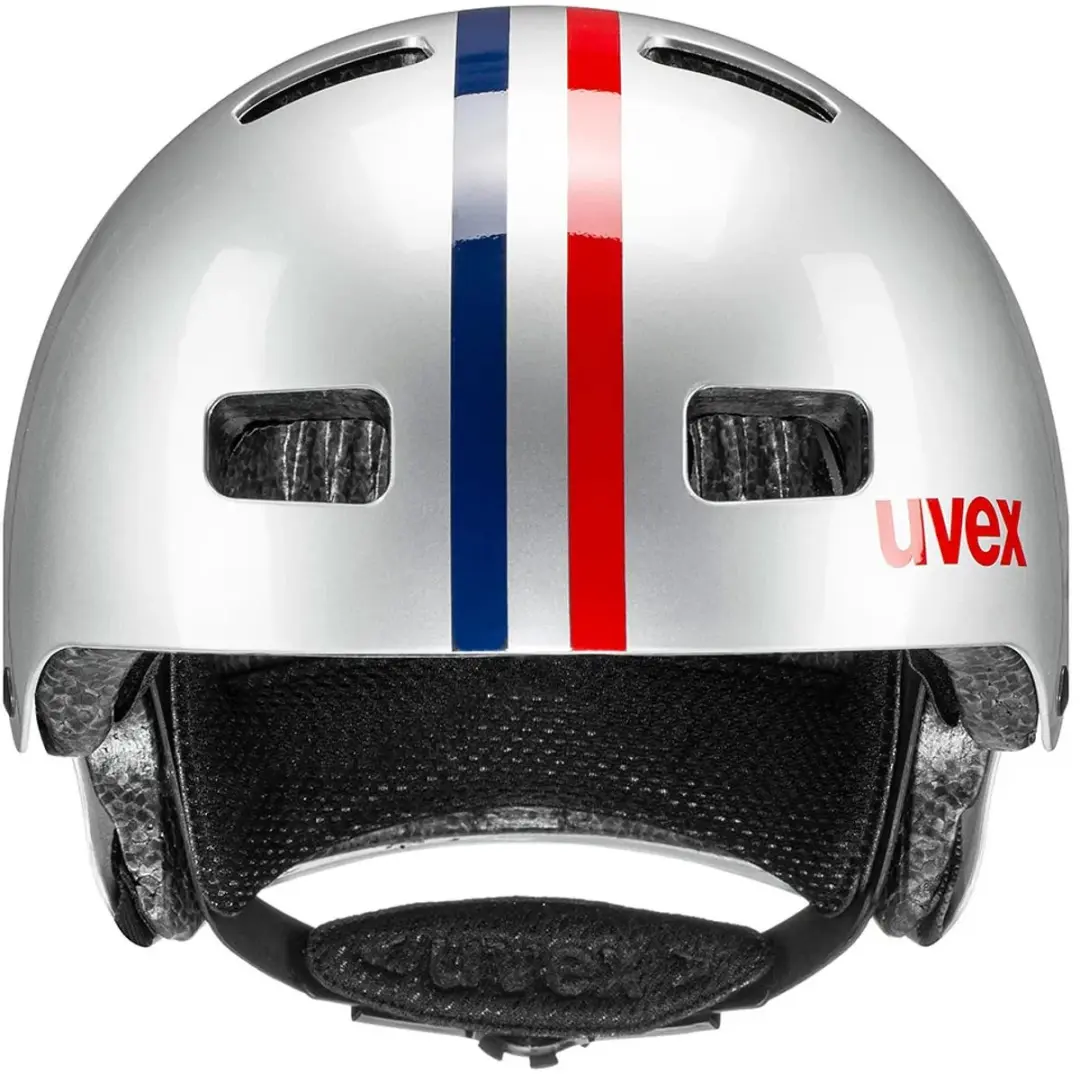 Uvex Kid 3 Race Silver Fietshelm - Maat S