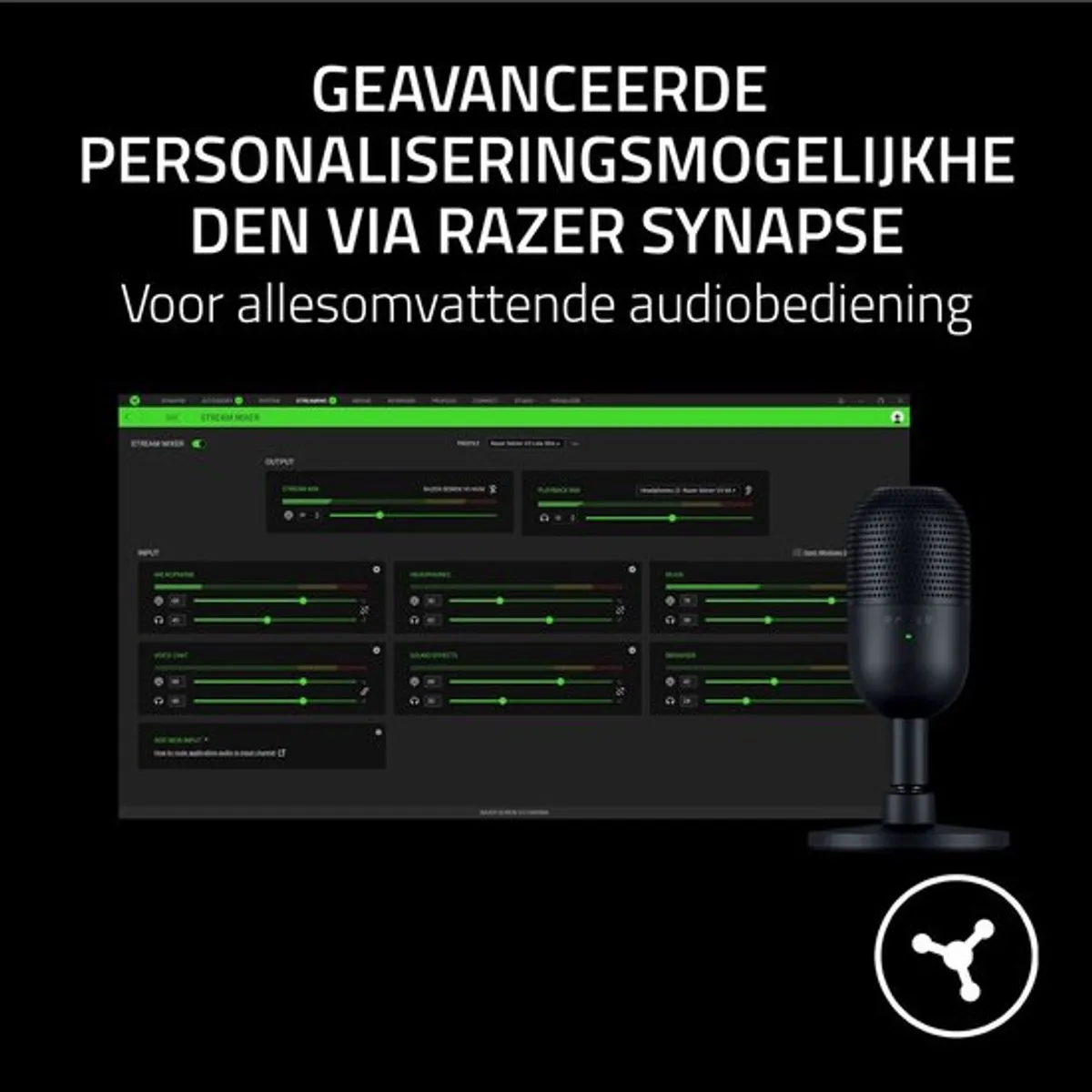Razer Seiren V3 Mini RZ19-05050300-R3M1 USB Microfoon - Wit
