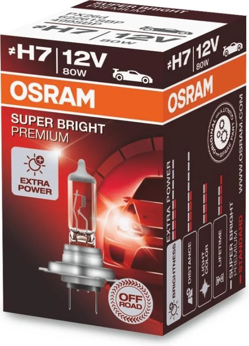 Osram H7 PX26d Premium Lamp 80W