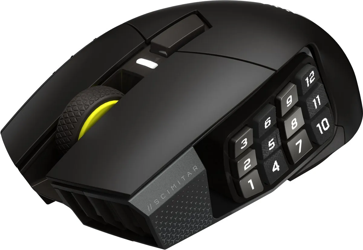 Corsair Scimitar Elite Wireless SE CH-9314014-WW Gaming Muis - 16 Knoppen - Zwart