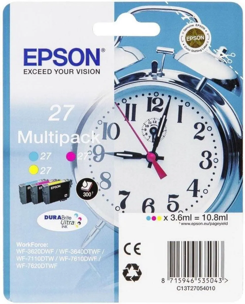 Epson T2705 C13T27054010 Inktcartridge - 300 pagina's - Kleur
